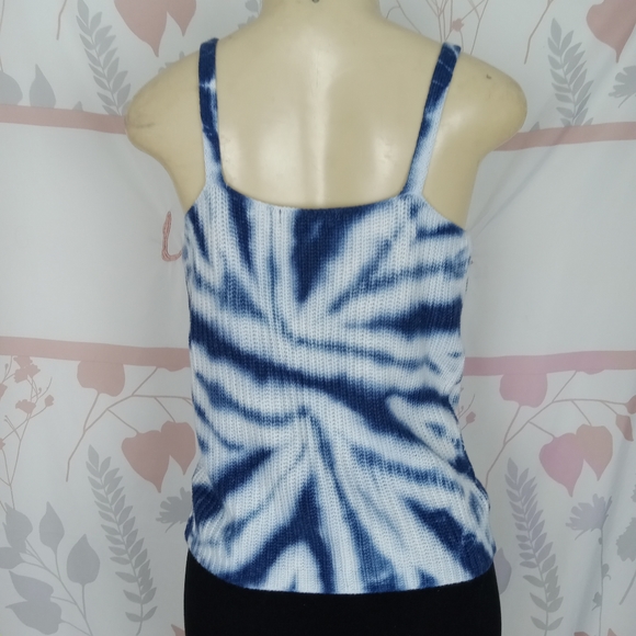 Fred Meyer Sweater spaghetti top Size L tie dye - Picture 2 of 8